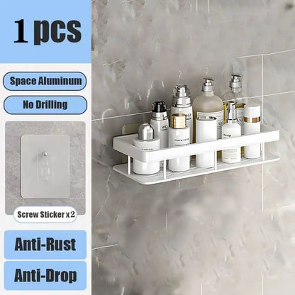 No Drill Wall Mounted Bathroom Shelf Shop1103677105 Store