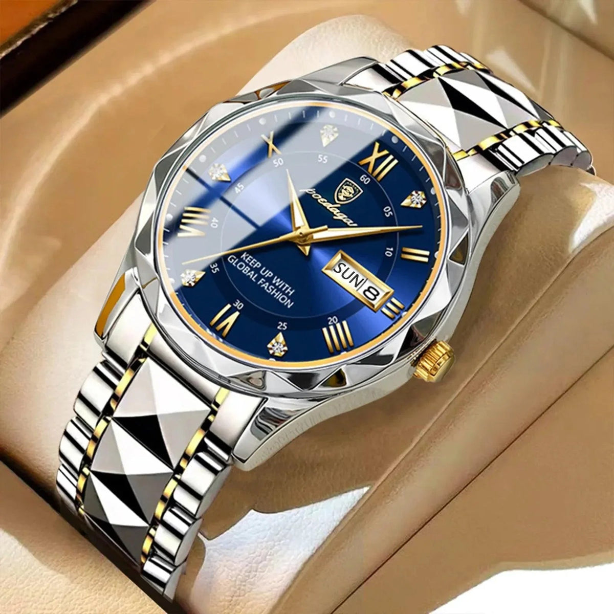 Luxury Business Watch Stylish Waterproof Luminous Timepiece POEDAGAR Official Store