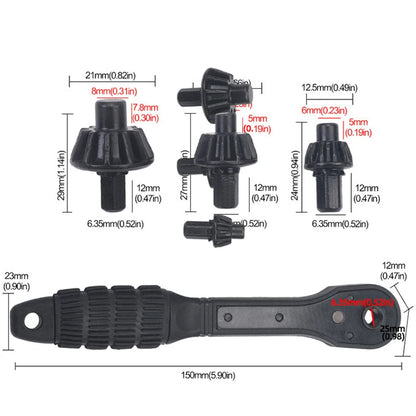 Drill Smart: 3-in-1 Chuck Ratchet Spanner