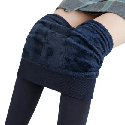  View details for Women Winter Leggings Warm Leggins High Waist Solid Color Velvet Women