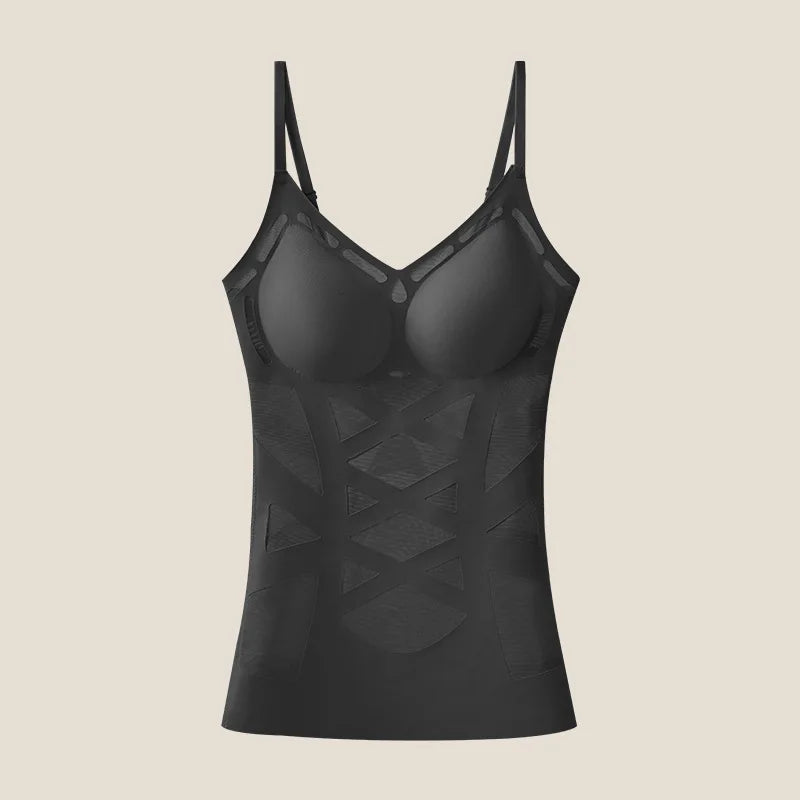ShapeSmooth™ Camisole 💖 — Built-In Bra, Sculpted Confidence