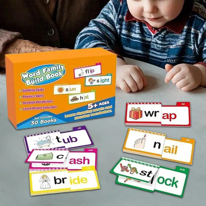 RhymeTime™ 30-Book Learning Flip Set 📚🎤