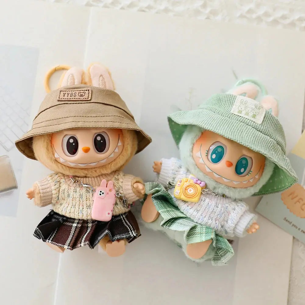Labbubu Mini Doll Clothes Outfit Soft Knitted Sweater Suit Toy Gifts All Dropshipping Wholesale Store