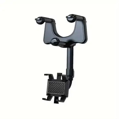  Rearview Mirror Phone Holder Car 360 Rotation Phone Mount Stable