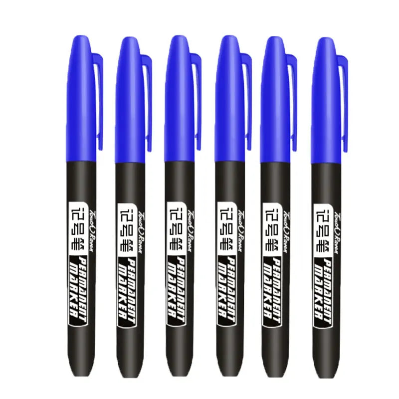 Permanent Marker Pen Manga Drawing Markers Black Blue Red Waterproof Ink Sketch Pens Stationery Art School Supplies Tiptop Co., LTD.