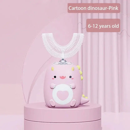 Electric U-shaped Toothbrush Children Sonic Toothbrush 360 Degrees Smart Dental Tooth Brush Teeth Whitening for Waterproof Kids BALASHOV Exquisite Life Store