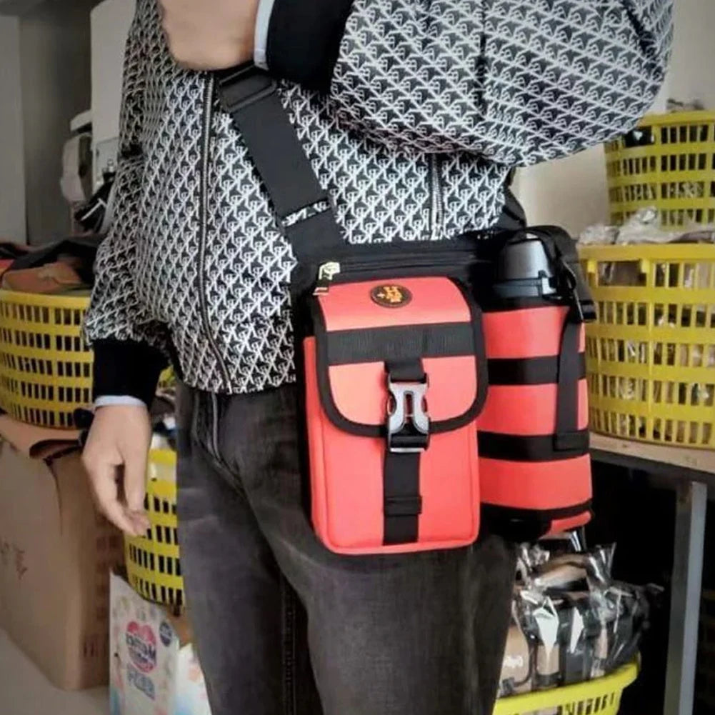 Bolso cruzado elegante y práctico: ¡hidratación sobre la marcha!