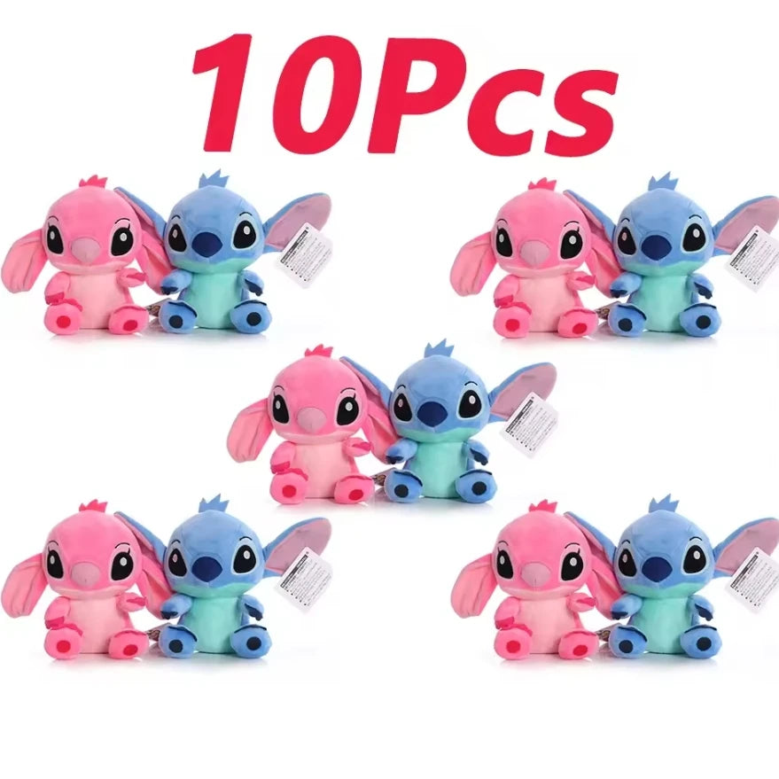 12cm 20cm 25cm Stitch Stuffed Plush Models Cartoon Stuffed Plush Dolls Anime Plush Baby Toys Kawaii Kids Birthday Gift