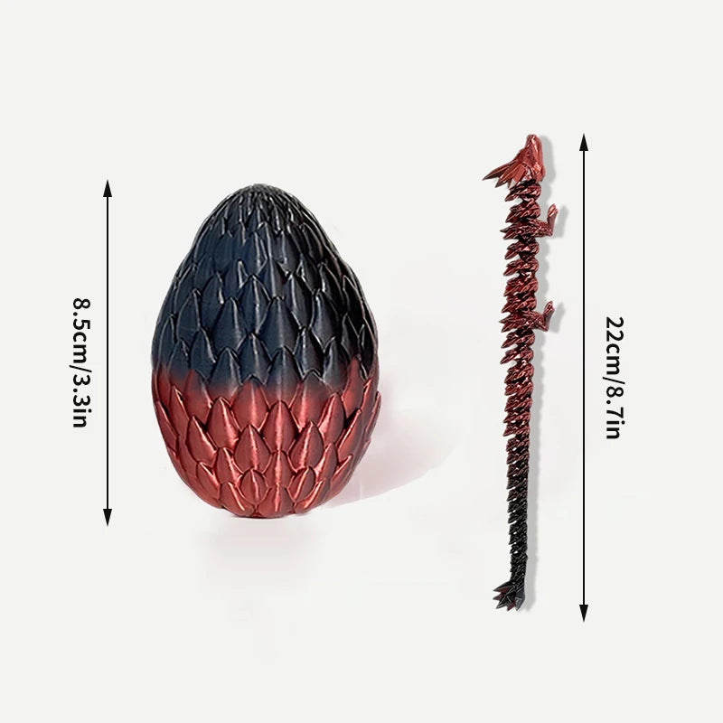 FlexiCrystal Dragon: 3D-Printed Magic in Motion Creatinglife Store