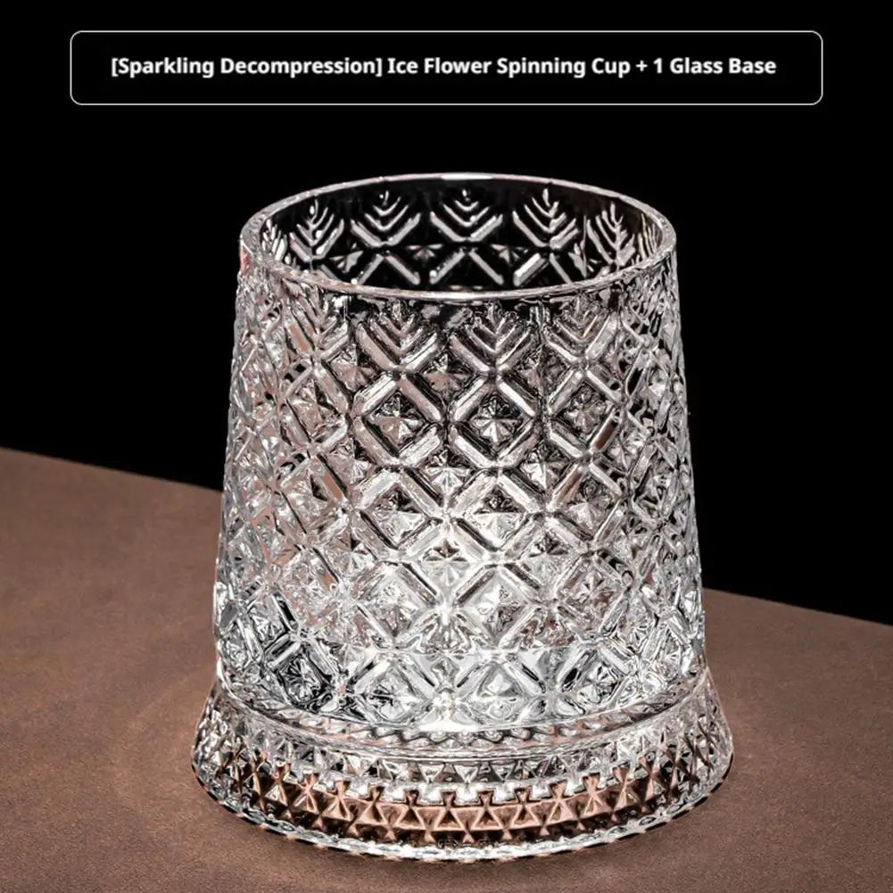 SpinSip™ Whiskey Glass 🥃✨ — Smooth Swirl, Rich Flavor