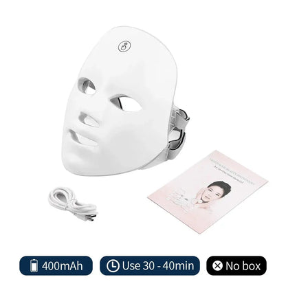 Sam Bam 7-Color LED Photon Facial Mask – Ultimate Skin Rejuvenation foreverlily Store