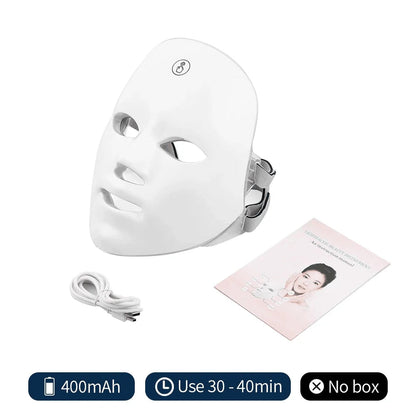 7-Color LED Photon Therapy Mask foreverlily Store