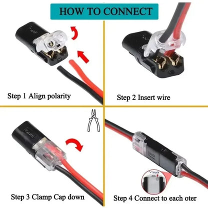 SnapWire™ Push Connector ⚡ — Fast, Secure Wire Connections