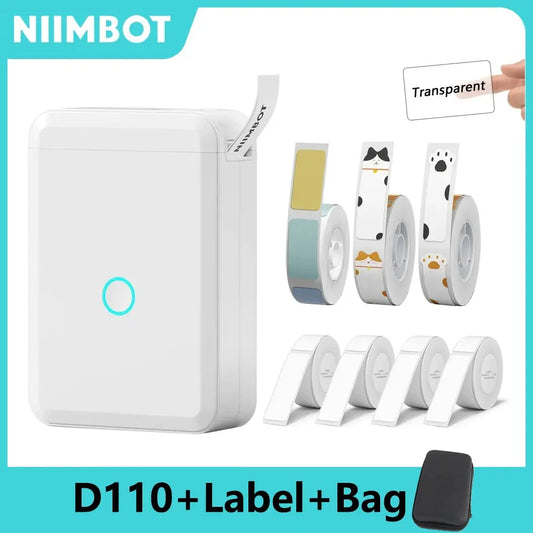 Niimbot D110 Portable Mini Printer Thermal Adhesive Sticker Label AliExpress