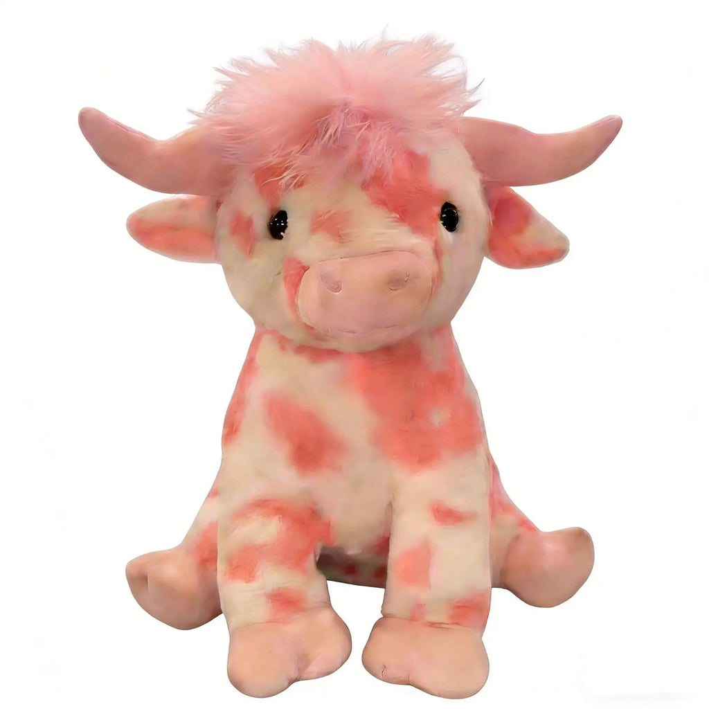 LoveMoo™ Peluche de Vaca Rosa 🐮💖 Abrazos Llenos de Amor