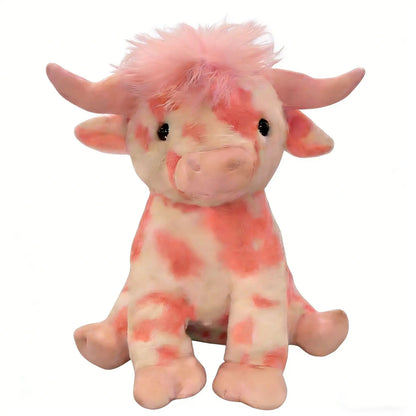LoveMoo™ Pink Cow Plush 🐮💖 Cuddles Full of Love