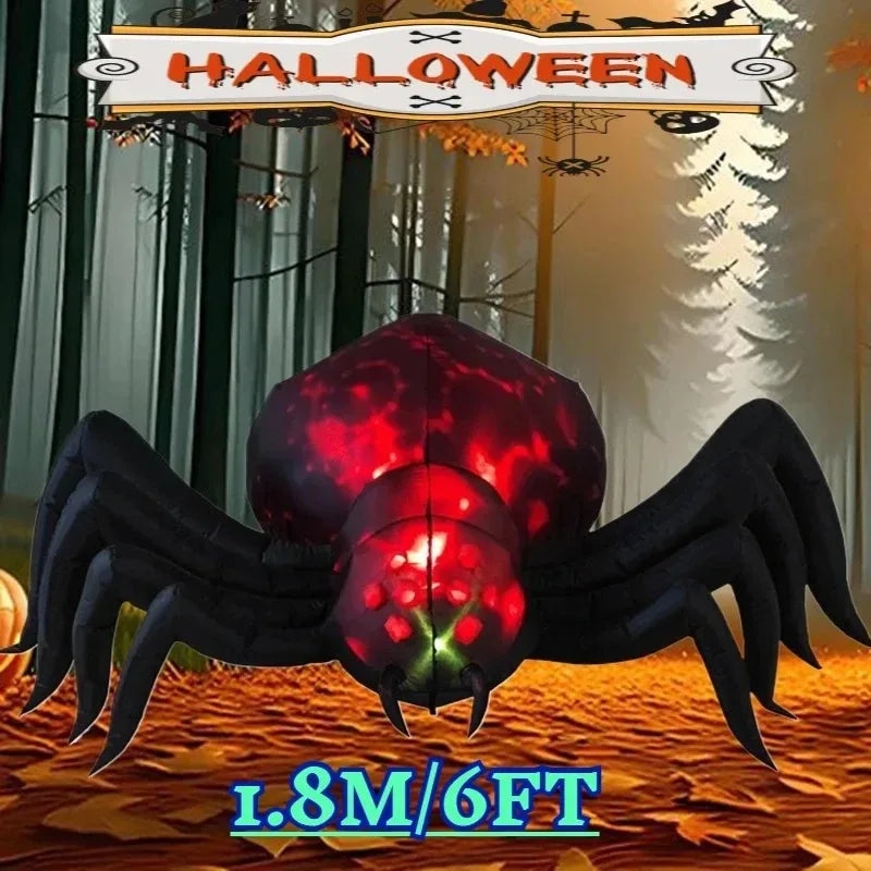 6FT Outdoor Holiday Decorations Halloween Inflatable Toys Shadowstalker Garden Party  Built-in LED Lights Up Ghost for Yard Lawn