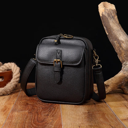 Chic Carry: Women's Leather Crossbody Bag