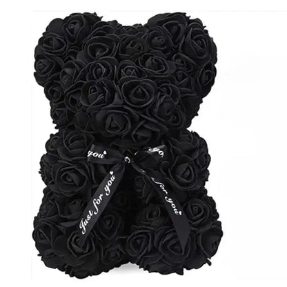 Artificial Flower Eternal Rose Teddy Bear for Mom Mother's Day