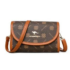 2025 Spring and Summer New High-end Bag Women's Trendy Retro Printed Letters Versatile Messenger Small Square Bag