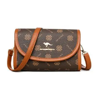 2025 Spring and Summer New High-end Bag Women's Trendy Retro Printed Letters Versatile Messenger Small Square Bag