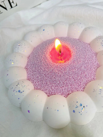 pink Sand wax Floating Pearl Candle sand diy materials Color granular