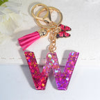 CharmFlair™ – Personalized Butterfly Tassel Keychain 💖
