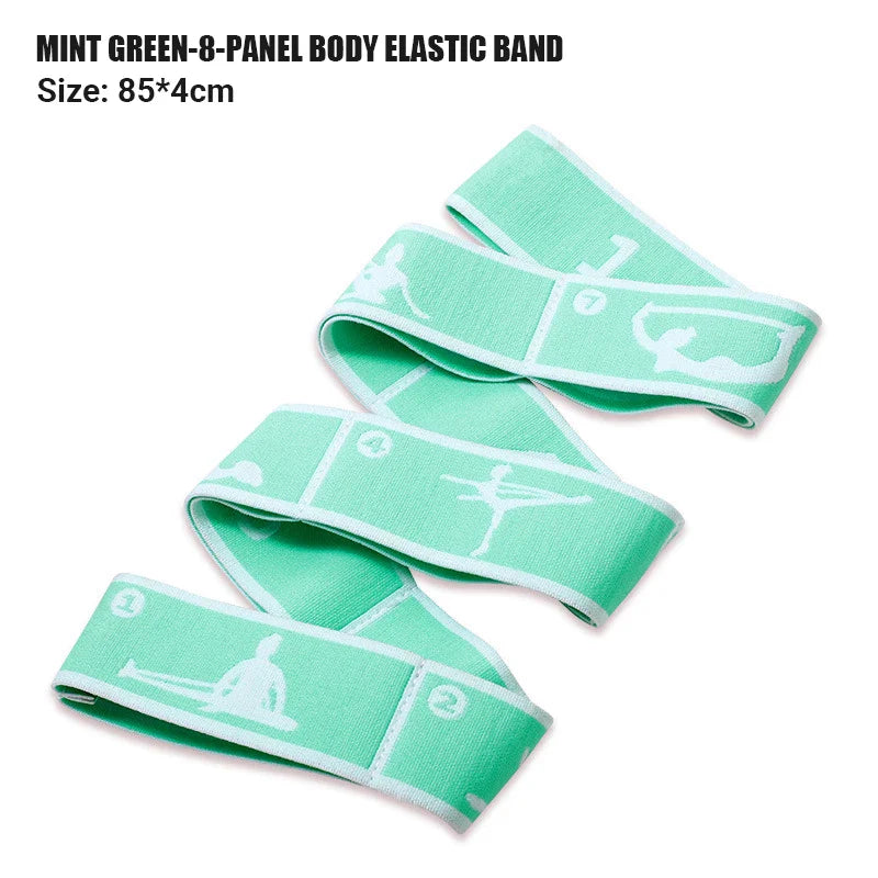 Multi-Section Elastic Yoga Resistance Bands Adult Child Dance Training Gym Home Pilates Exercise Pull Strap Belt Fitness Sport SPORT-1 Store