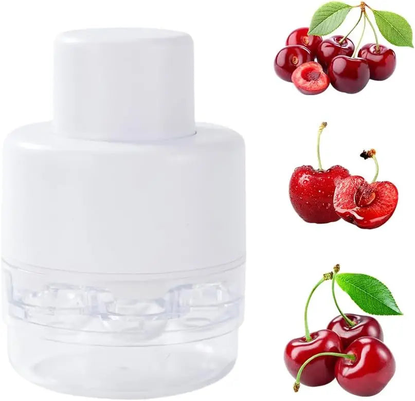 CherrySwift™ Pitter 🍒✨ — Pit 7 Cherries in One Press