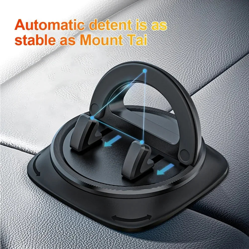 360° Universal Dash Mount – No More Phone Slips While Driving!