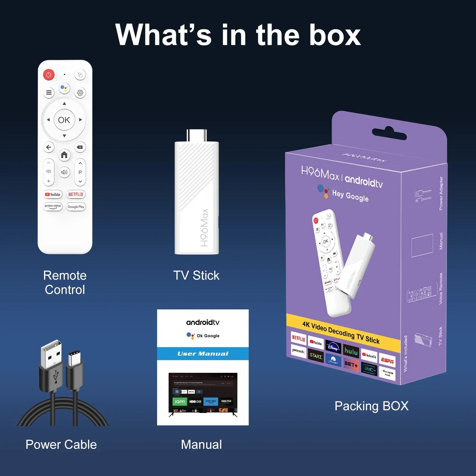 2024 New H96 MAX H313 Mini TV Stick Android 14 Smart TV Box Android14 2GB 16GB 8GB Wifi6 BT 4K HD Google Voice Media Player Tech Deals Store