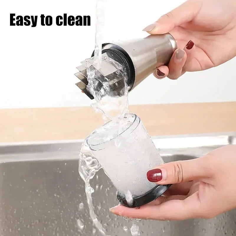 QuickChop™ – Cortador de Verduras Manual de Acero Inoxidable