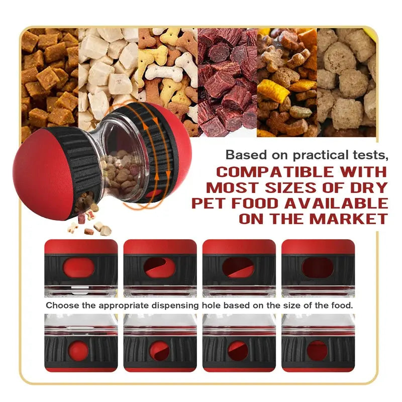 Dog Toys Increase Intelligence Elliptical Track Rolling Ball Leaky