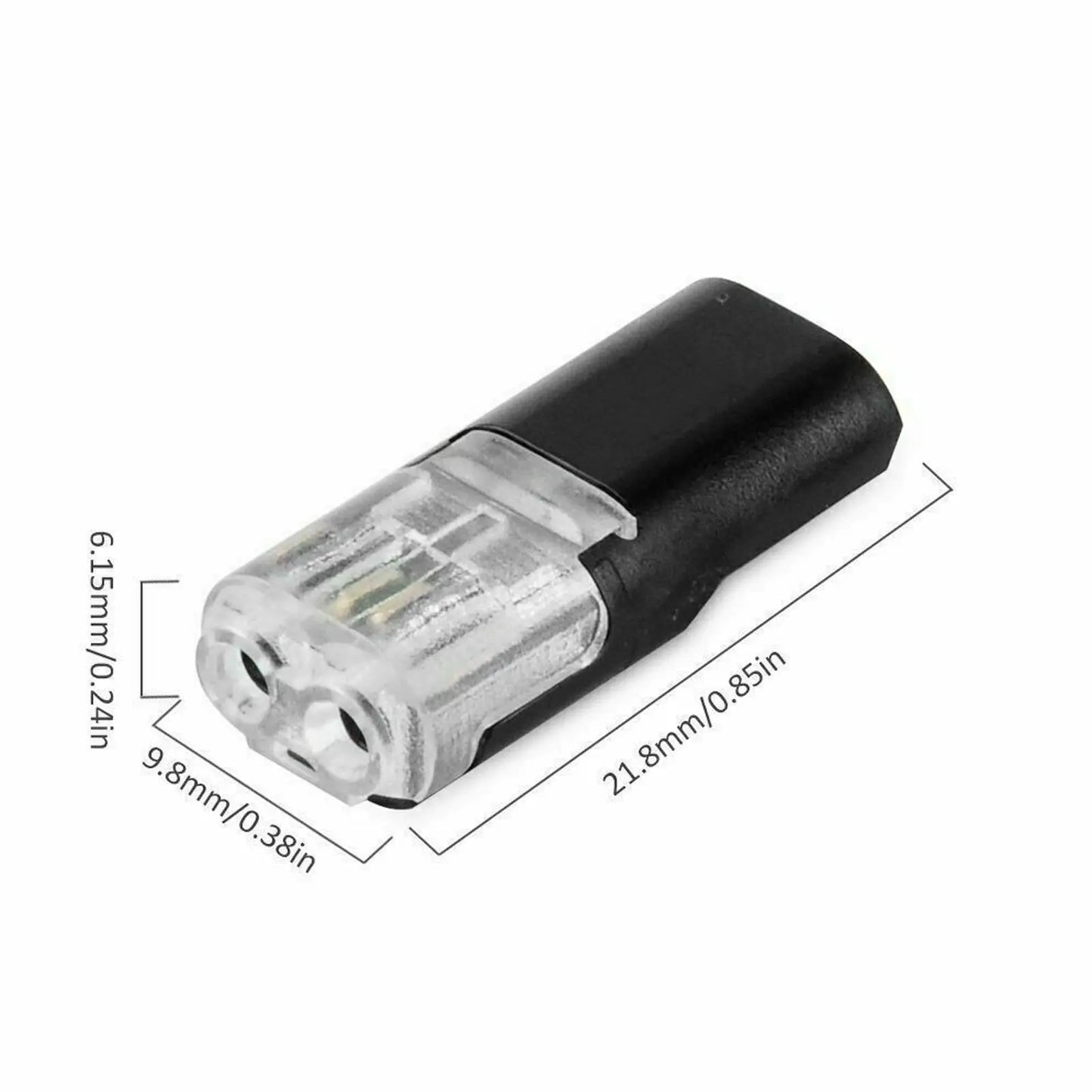 Double-Wire Connector: Secure Lock, Instant Plug-In Power 🔌