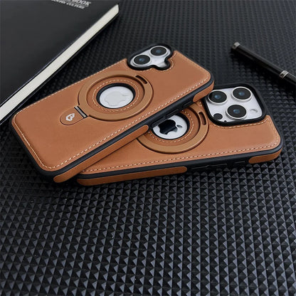 Luxe Guard: Shockproof Magnetic Stand Phone Case