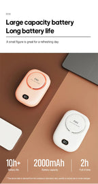 Portable Hanging Neck Fan Mini Cooling Waist Fans Bladeless USB Rechargeable Sports Cooler Fan For Outdoor Sports Travel Stone's Store