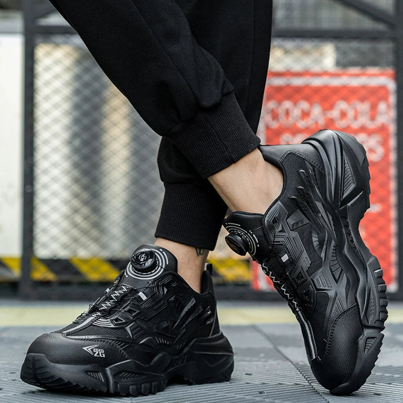 SteadyGuard™: Ultimate Steel Toe Safety with Easy-On Comfort! High quality safety shoe Store
