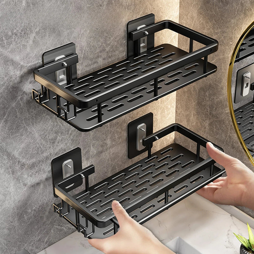 No Drill Wall Mounted Bathroom Shelf Shop1103677105 Store