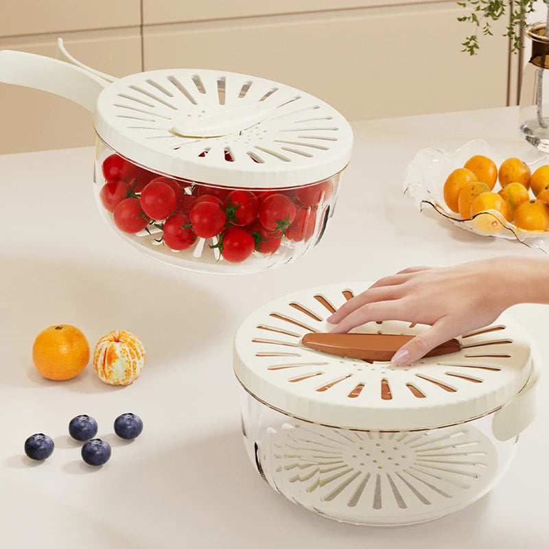FreshFlow™ 2-in-1 Drain & Store Basket 🥗💧