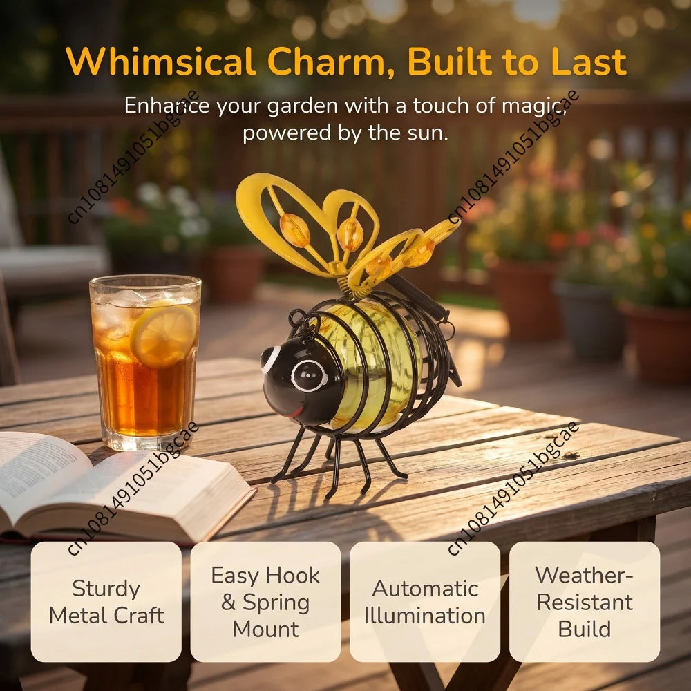 BeeGlow™ Solar Light 🐝✨ — Charming Garden Glow Day & Night
