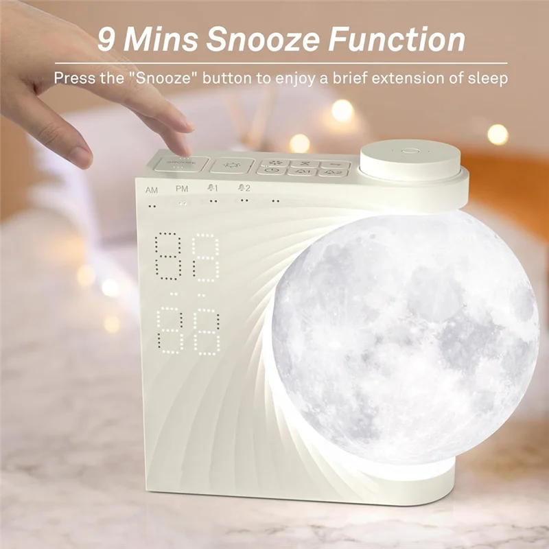 LumiRise™ – Sunrise & Moonlight Alarm Clock 🌅🌙