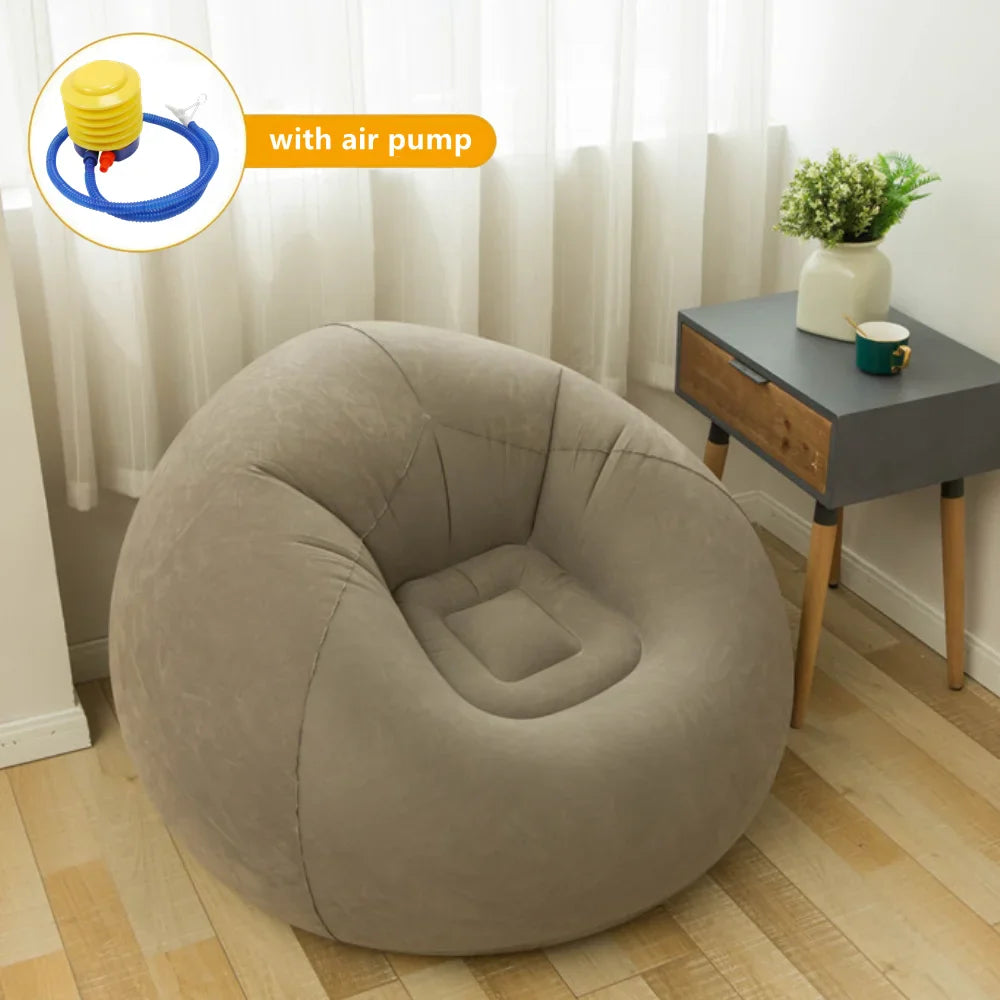 Large Lazy Inflatable Sofa Chairs YiCheng Home Store