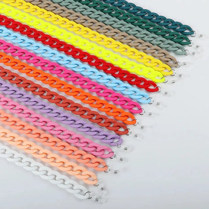 FishSheep Fashion 2022 New Acrylic Sunglasses Chains Lanyard For Women