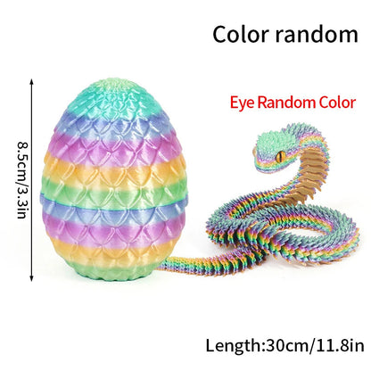 FlexiCrystal Dragon: 3D-Printed Magic in Motion Creatinglife Store