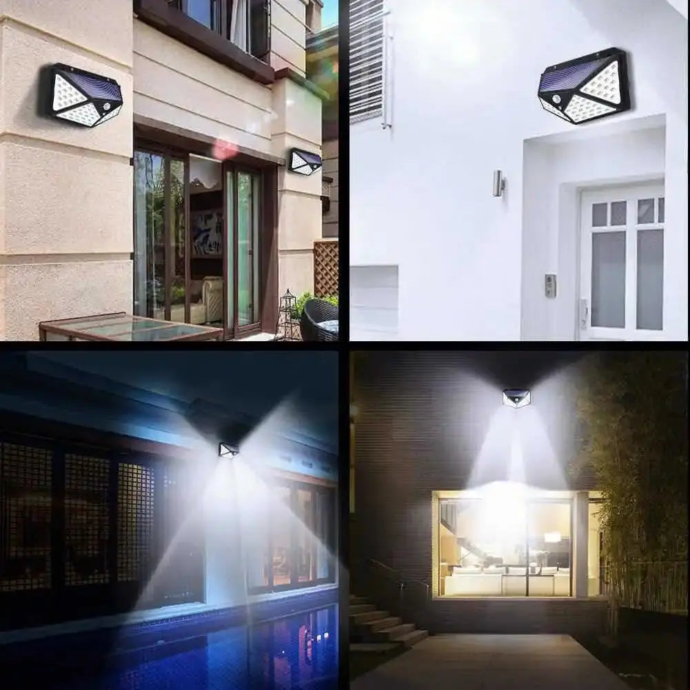 Lámpara solar multifuncional para exteriores, decoración de jardín, luz LED solar