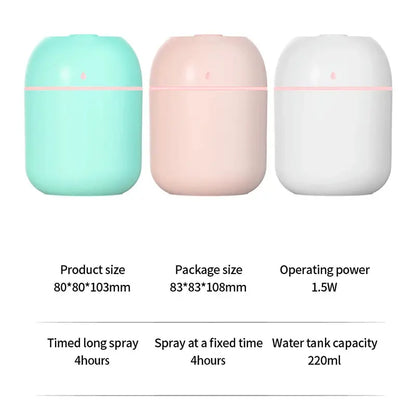 Portable USB Ultrasonic Air Mini Humidifier Essential Oil Diffuser Car AliExpress