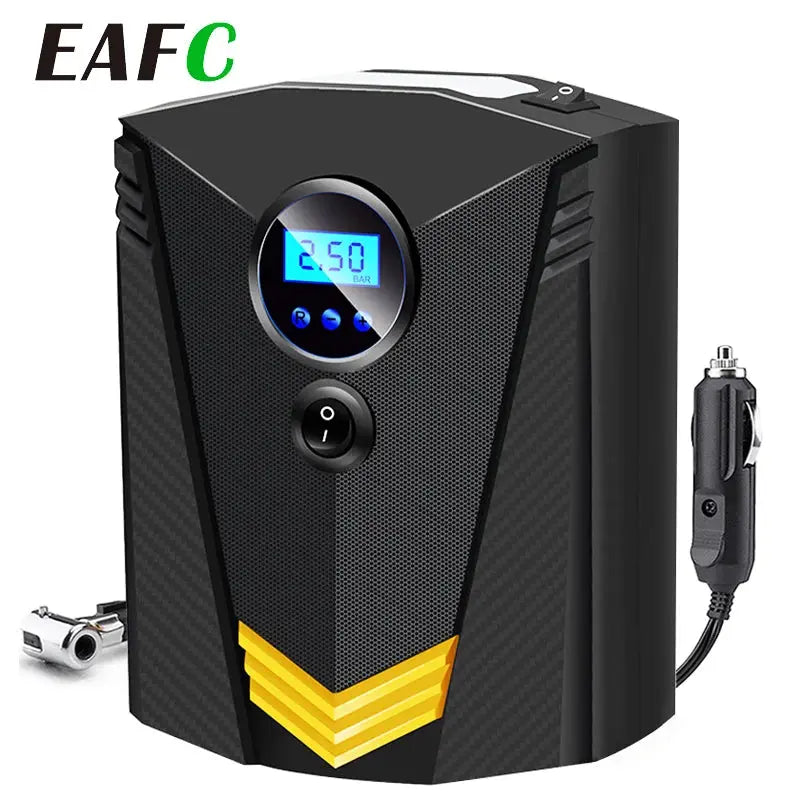 Inflador de neumáticos digital DC 12 voltios, bomba compresora de aire portátil para coche 150