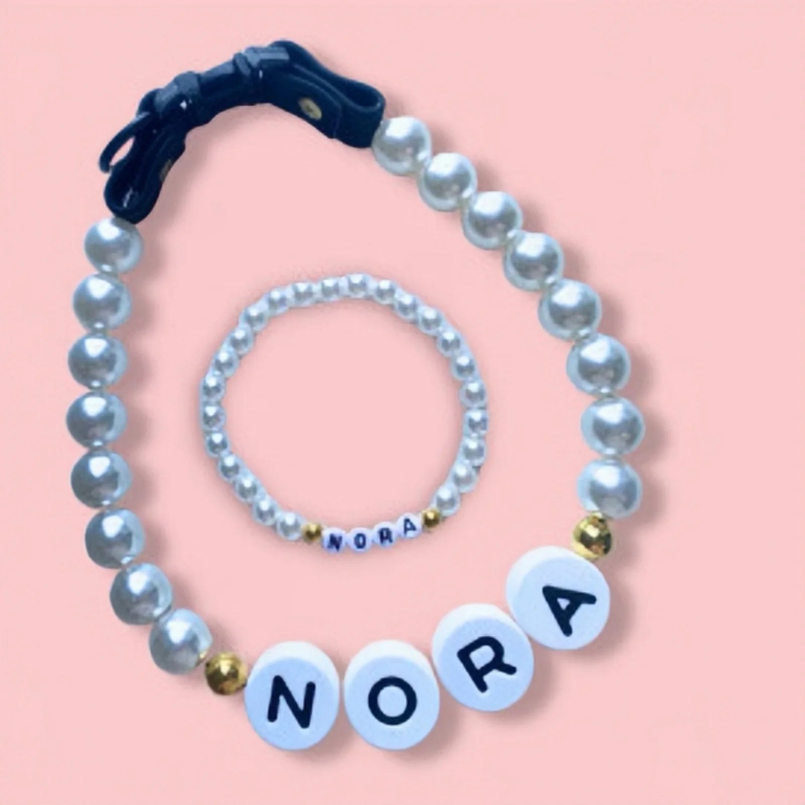 PawBond™ – Collar personalizado para mascotas y pulsera a juego 🐾💖