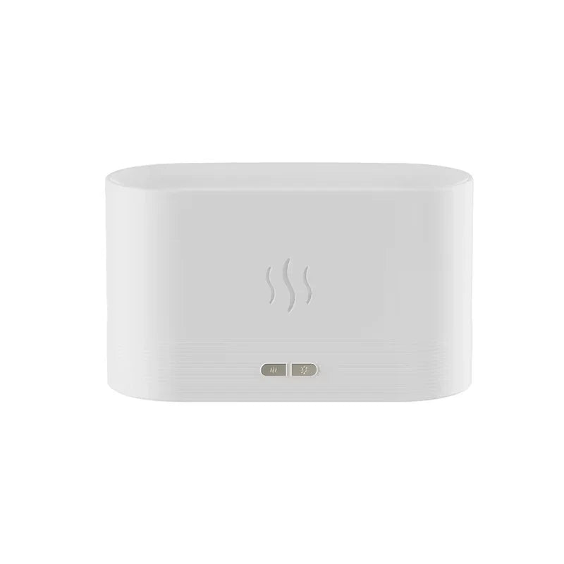 Vissko Aroma Flame Diffuser 180ML Air Humidifier Ultrasonic Aromatherapy Cool Mist Maker Essential Oil Lamp Difusers For Home Stone's Store