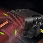 2 In1 Portable Car Heater Heater Demister 360 Degree Rotation Car Windshield Fast Heating Defrost 120W/200W Auto Interior Heater Good Road Store